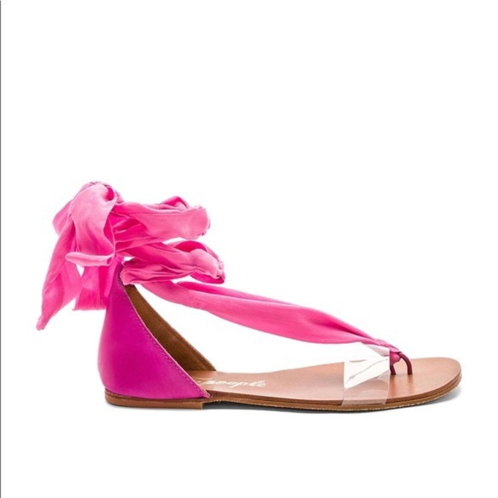 Free People Gladiator Sandal, Pink, size 9-9.5